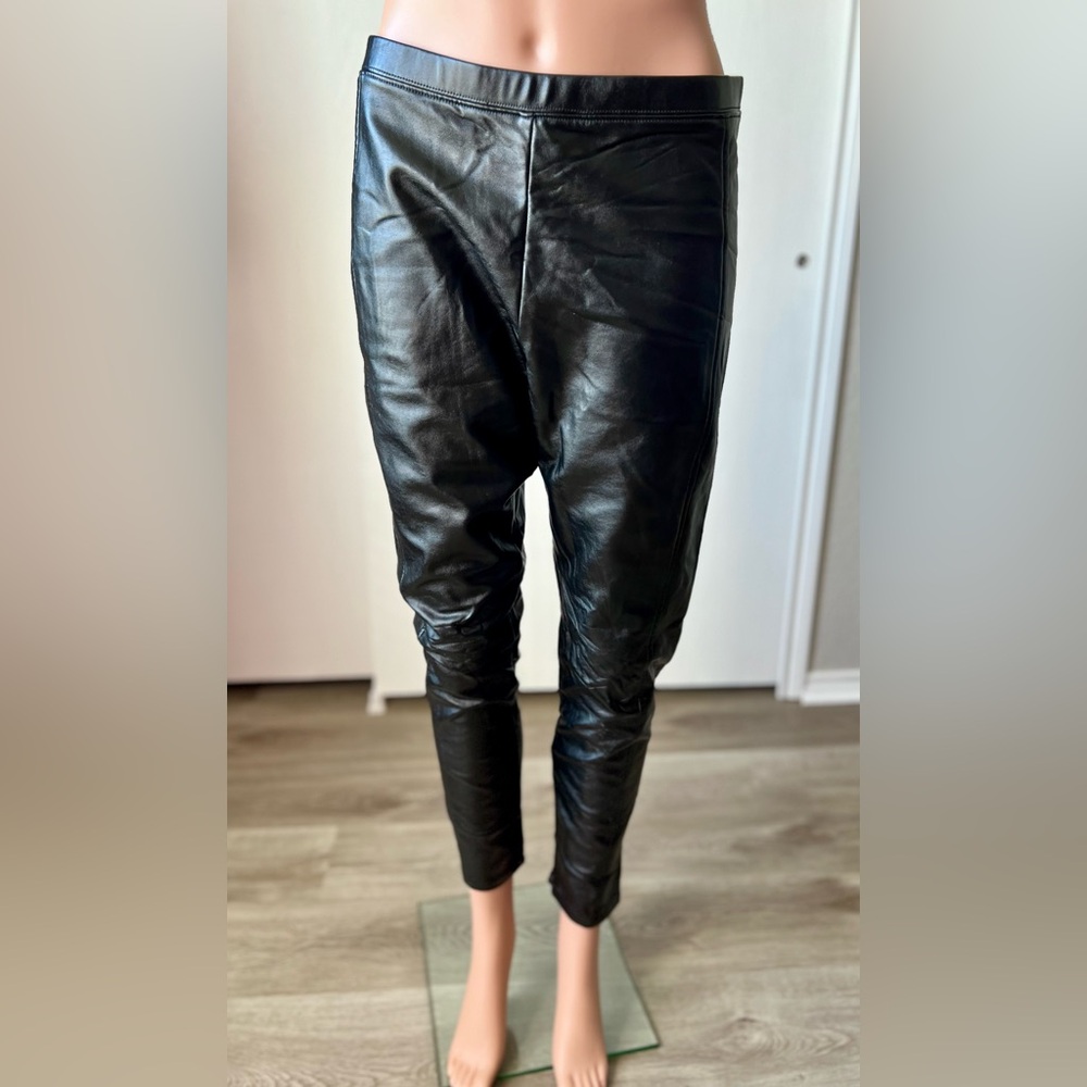 Wild Fable Black Faux Leather Leggings
